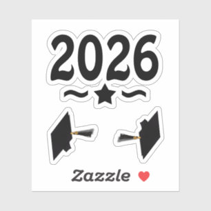Star Class of 2026 Graduation Sticker