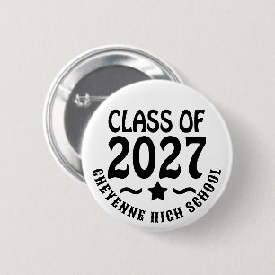 Star Class of 2027 Graduation Button