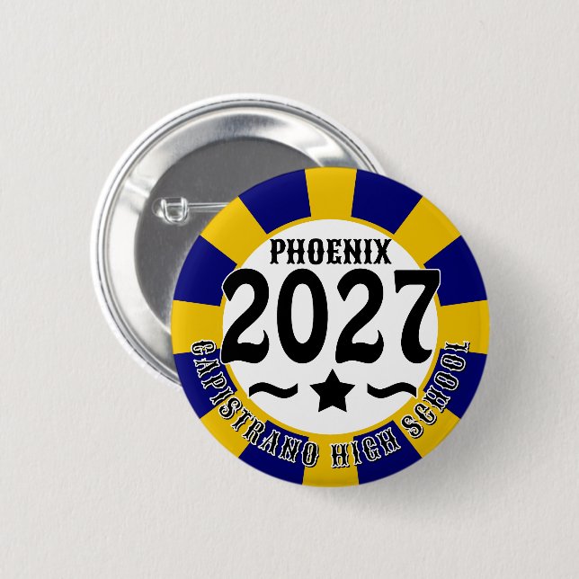 Star Class of 2027 Graduation Button (Front & Back)