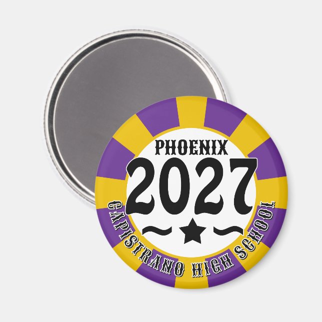 Star Class of 2027 Graduation Magnet (Front/Back)