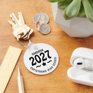 Star Class of 2027 Photo Graduation Keychain