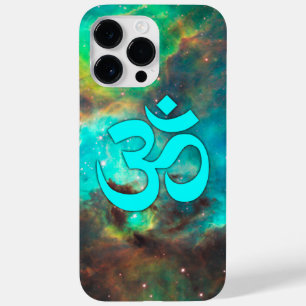 Star Cluster Aqua Om Symbol Case-Mate iPhone 14 Pro Max Case
