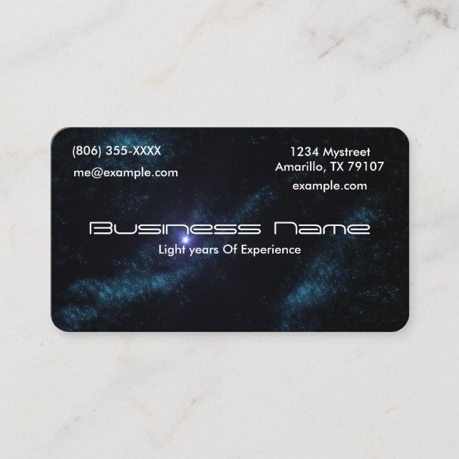 Star Cluster Business Card (Front)