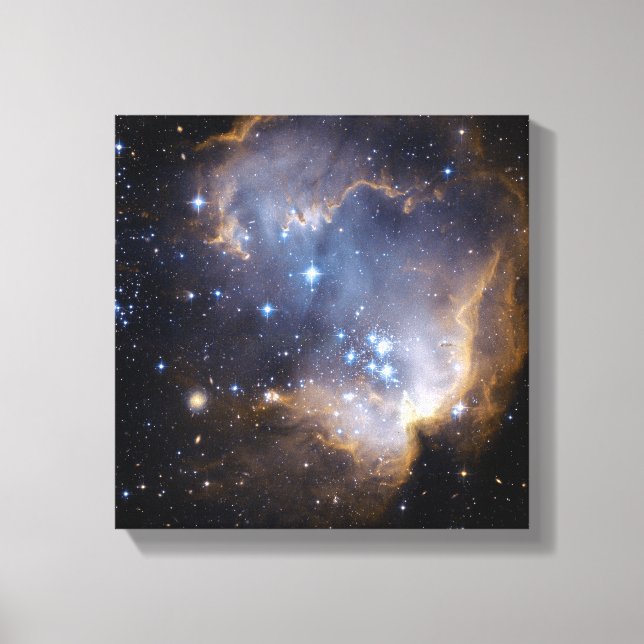Star Cluster N90 Hubble Space Canvas Print (Front)