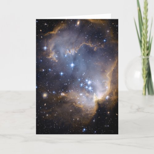 Star Cluster N90 Hubble Space Card