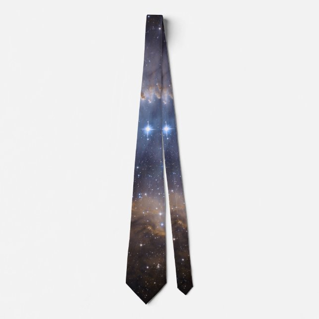 Star Cluster N90 Hubble Space NASA Neck Tie (Front)