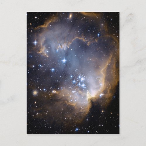 Star Cluster N90 Hubble Space Postcard