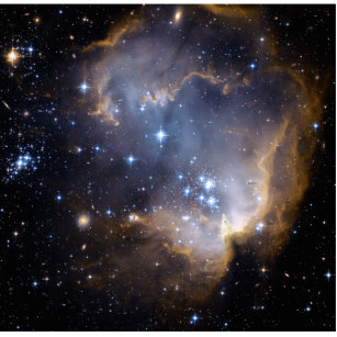 Star Cluster N90 Hubble Space Statuette