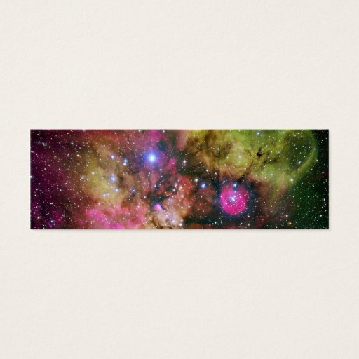 Customizable Star Cluster Nebula NGC 2467 Business Card Template