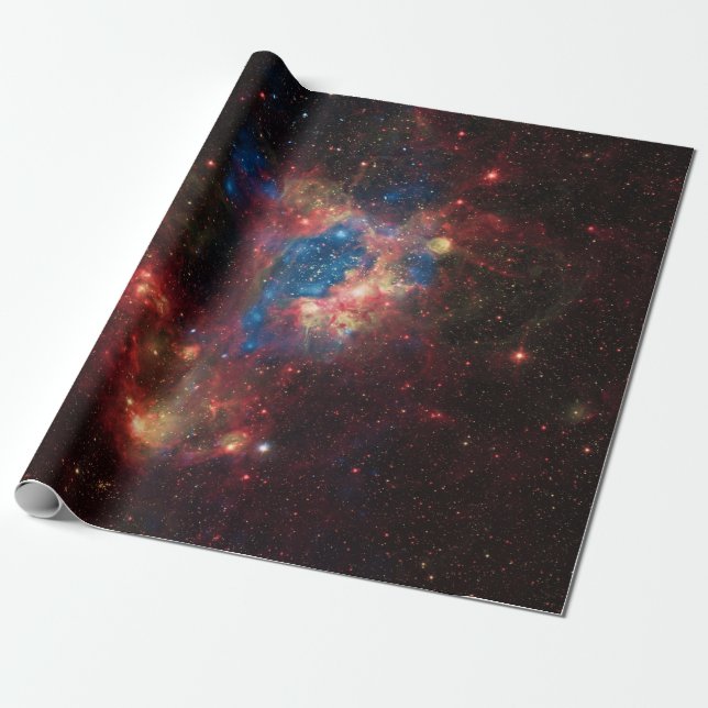 Star Cluster NGC 1929 Wrapping Paper (Unrolled)
