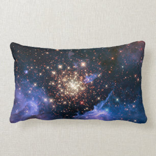 Star Cluster NGC 3603 (Hubble) Lumbar Pillow