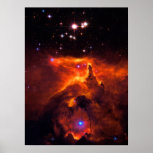 Star Cluster Pismis 24 beauty in outer space Poster