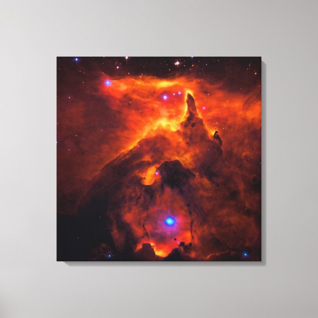Star Cluster Pismis 24, core of NGC 6357 Canvas Print (Front)