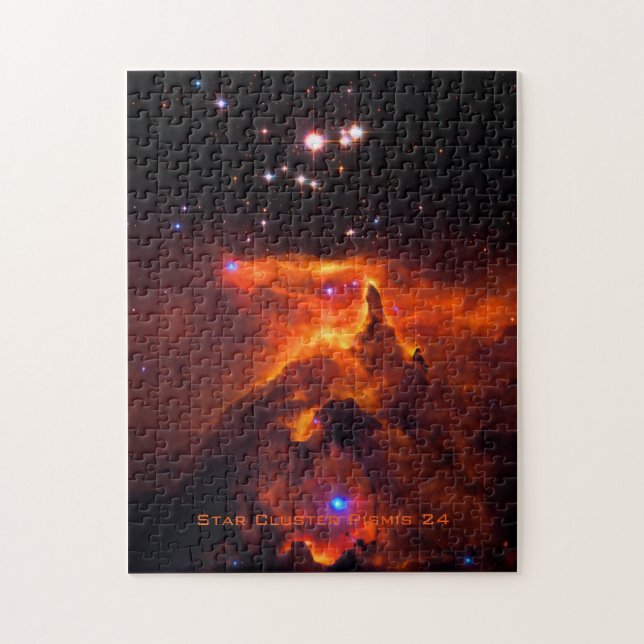 Star Cluster Pismis 24, core of NGC 6357 Jigsaw Puzzle (Vertical)