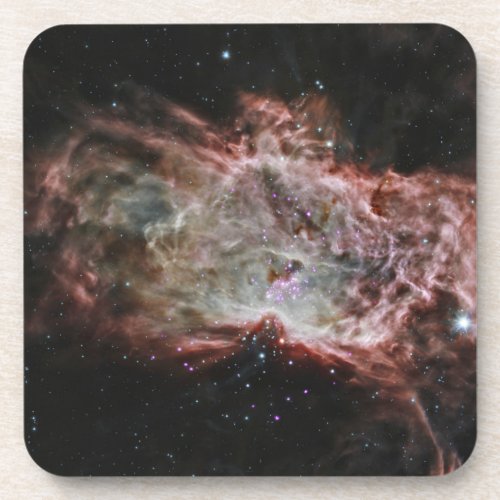 Star Clusters In The Center Of The Flame Nebula Beverage Coaster
