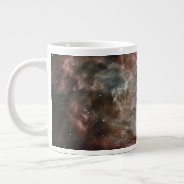 Star Clusters In The Center Of The Flame Nebula. Giant Coffee Mug (Left)