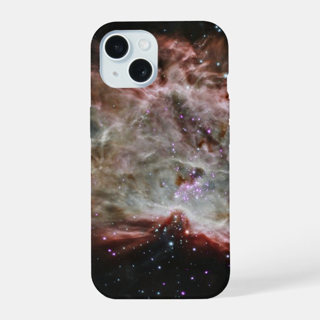 Star Clusters In The Center Of The Flame Nebula. iPhone 15 Case (Back)