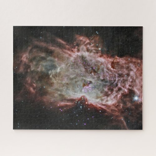 Star Clusters In The Center Of The Flame Nebula Jigsaw Puzzle