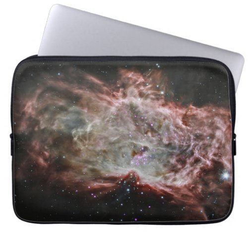 Star Clusters In The Center Of The Flame Nebula Laptop Sleeve