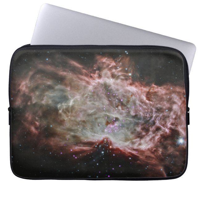 Star Clusters In The Center Of The Flame Nebula. Laptop Sleeve (Front)