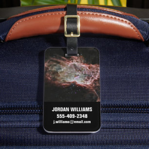 Star Clusters In The Center Of The Flame Nebula. Luggage Tag