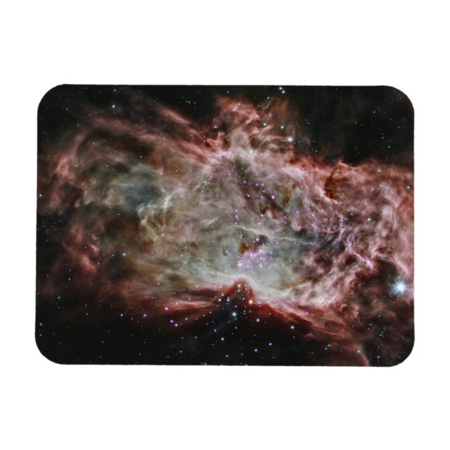 Star Clusters In The Center Of The Flame Nebula. Magnet (Horizontal)