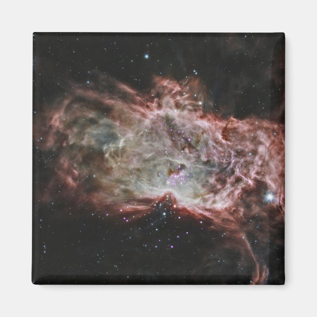 Star Clusters In The Center Of The Flame Nebula. Magnet (Front)