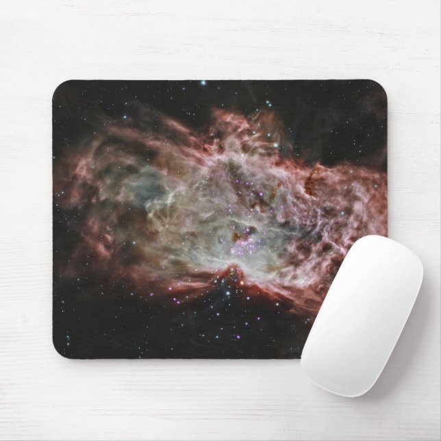 Star Clusters In The Center Of The Flame Nebula. Mouse Pad (With Mouse)