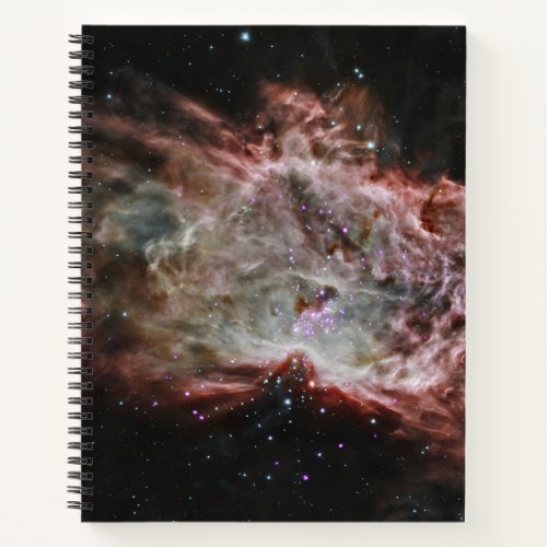 Star Clusters In The Center Of The Flame Nebula Notebook