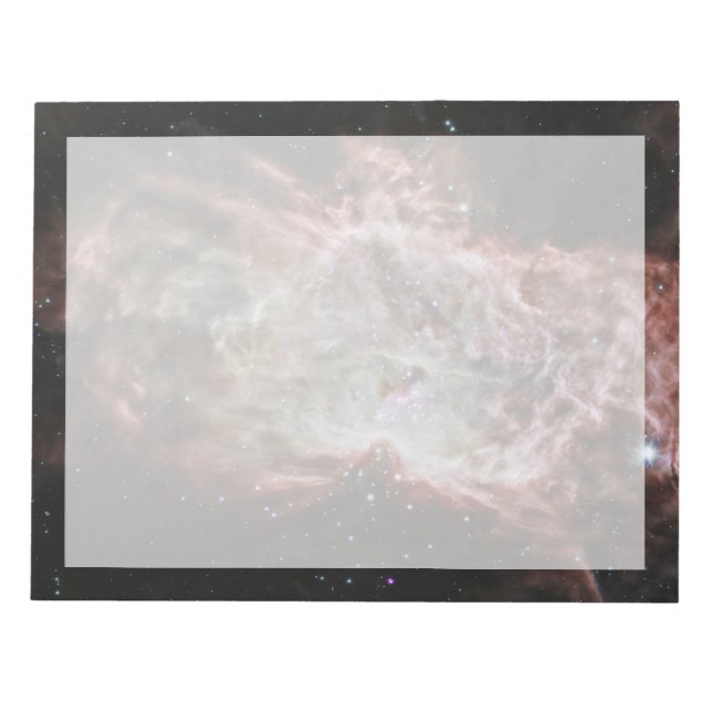 Star Clusters In The Center Of The Flame Nebula. Notepad (Front)