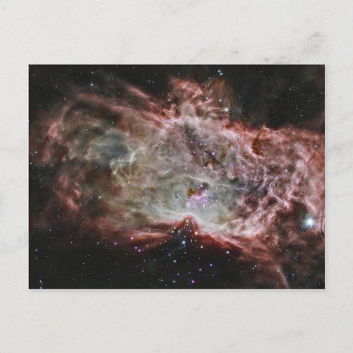 Star Clusters In The Center Of The Flame Nebula Postcard