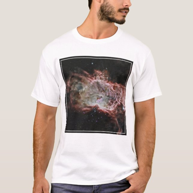 Star Clusters In The Center Of The Flame Nebula. T-Shirt (Front)