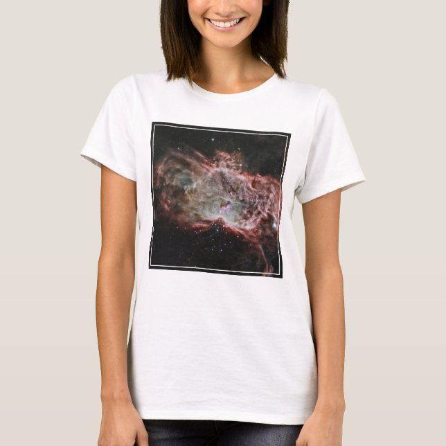 Star Clusters In The Center Of The Flame Nebula. T-Shirt (Front)