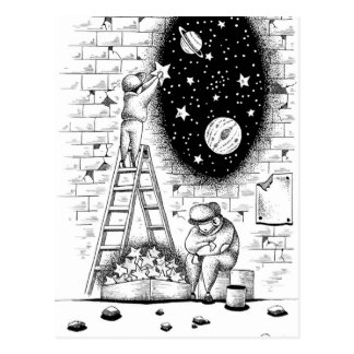 Star collector postcard