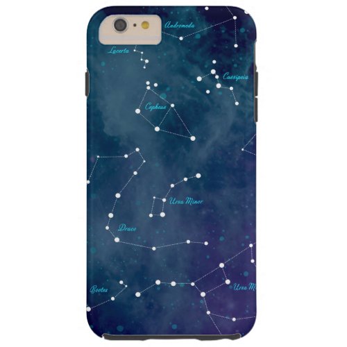 Star Constellation Sky Map Astronomy Space Tough iPhone 6 Plus Case