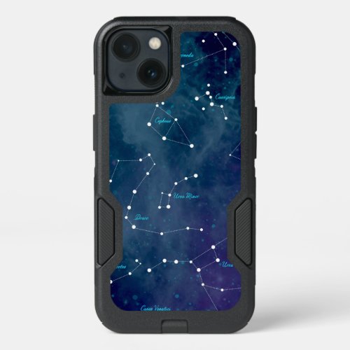 Star Constellation Sky Map Astronomy Space iPhone 13 Case
