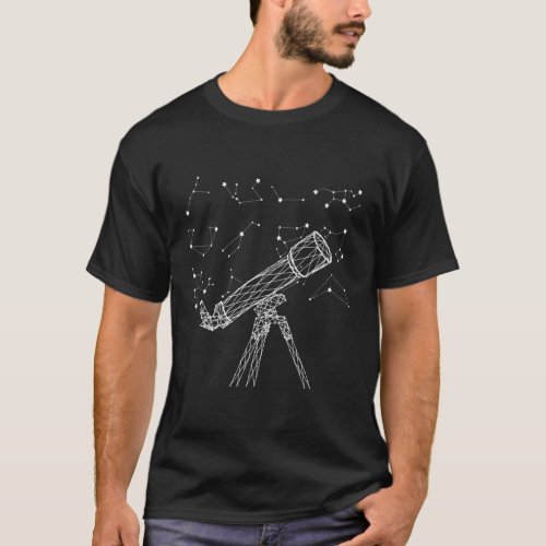 Star Constellations Galaxy Telescope Outer Space A T_Shirt