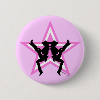 Star Cowgirls P Button