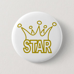 Star-Crown.png Pinback Button