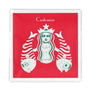 Star-Crown Queen Mermaid Thunder_Cove Acrylic Tray