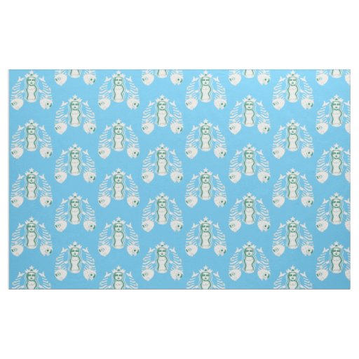 Star-Crown Queen Mermaid Thunder_Cove  Fabric