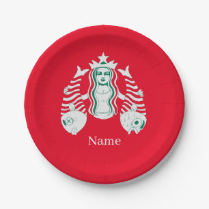Star-Crown Queen Mermaid Thunder_Cove Paper Plates
