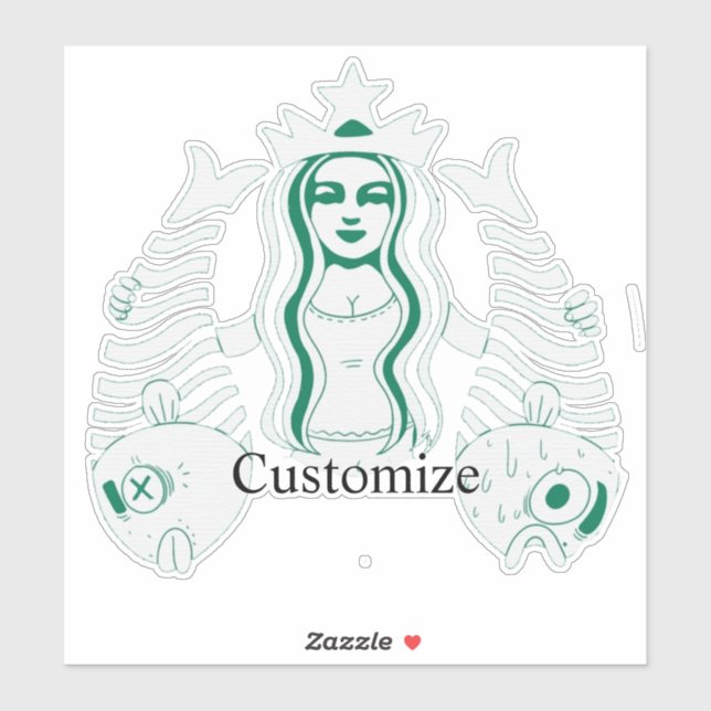 Star-Crown Queen Mermaid Thunder_Cove  Sticker (Sheet)