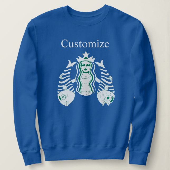 Star-Crown Queen Mermaid Thunder_Cove Sweatshirt (Design Front)