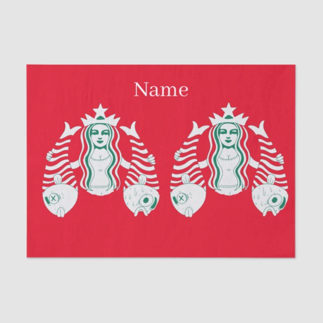 Star-Crown Queen Mermaid Thunder_Cove  Tissue Paper (Front)