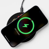 Star Crown Soccer Emblem Design Wireless Charger (Phone)
