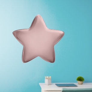 Star Custom Premium 3D Blank Award Medal Rose Gold Wall Decal