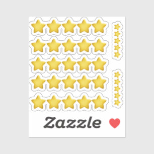 Star Custom Premium 3D Blank Award Medal Yellow Sticker