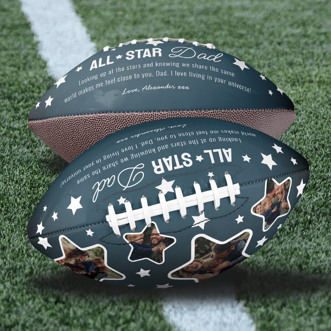 Star Dad Fathers Day Keepsake Football (Creator Uploaded)
