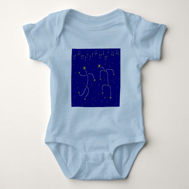 Star Dance Baby Bodysuit (Front)